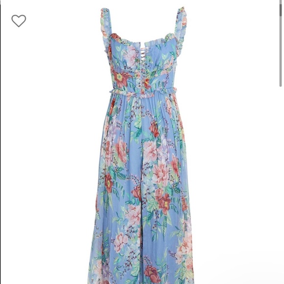 Zimmermann Pants - Zimmermann Bellitude Silk Corset Jumpsuit